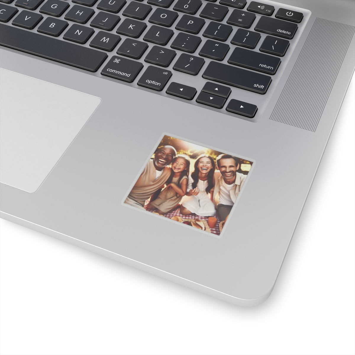 Family Photo Kiss-Cut Stickers