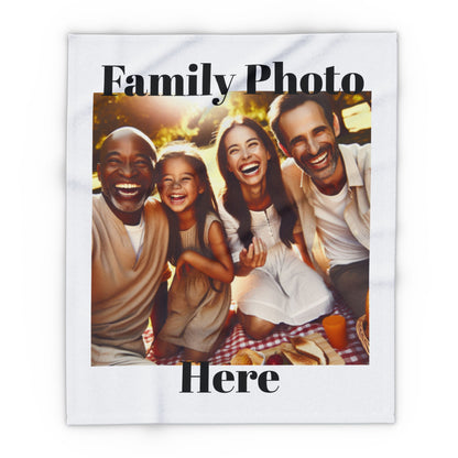 Family Photo Arctic Fleece Blanket