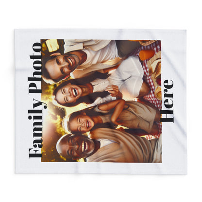 Family Photo Arctic Fleece Blanket