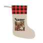 Family Photo and Name Christmas Stocking